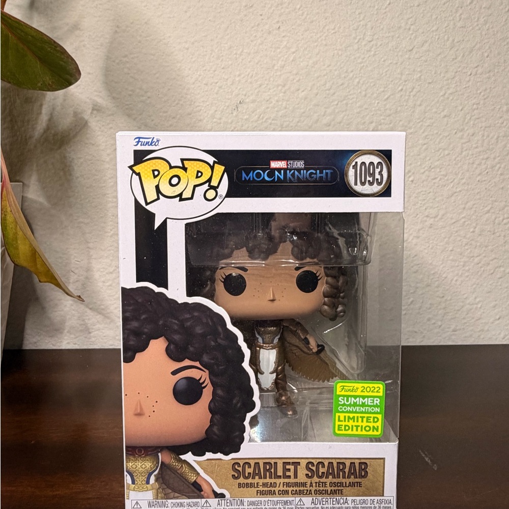 Funko Pop! Marvel: Scarlet Scarab #1093 Moon Knight ComicCon Entertainment Earth